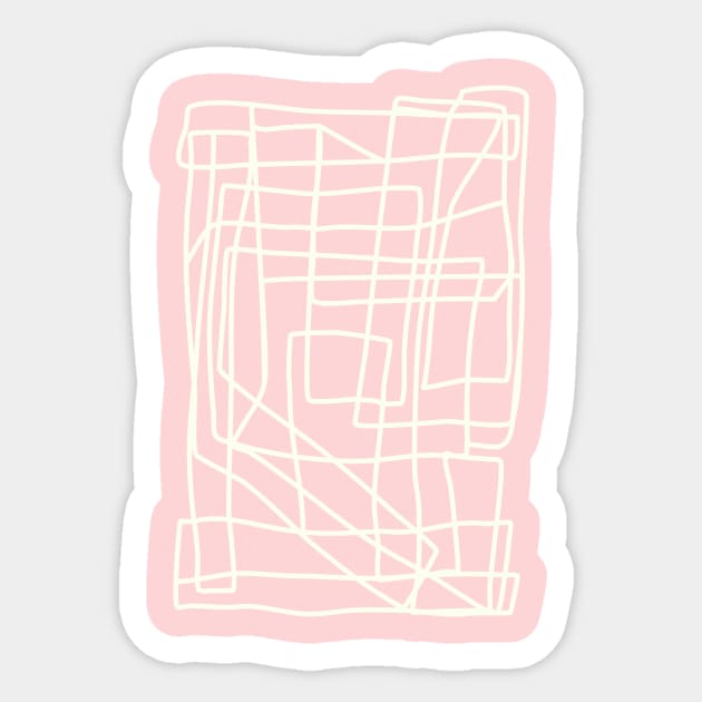 Lost in Pink Sticker by ApricotBirch